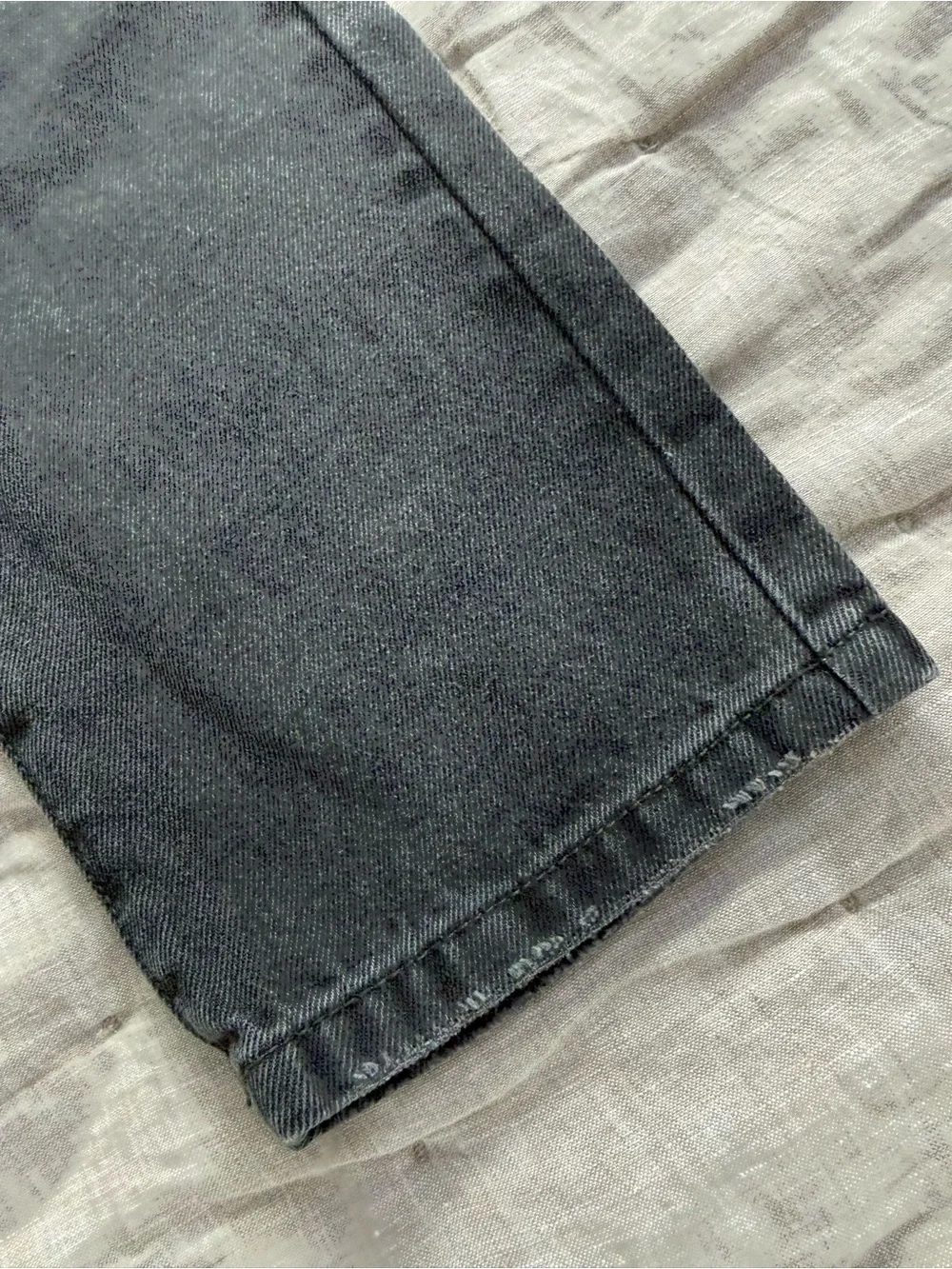 One Teaspoon Stixx Low Waist Slim Straight Leg Denim Jeans Washed Black Size 28